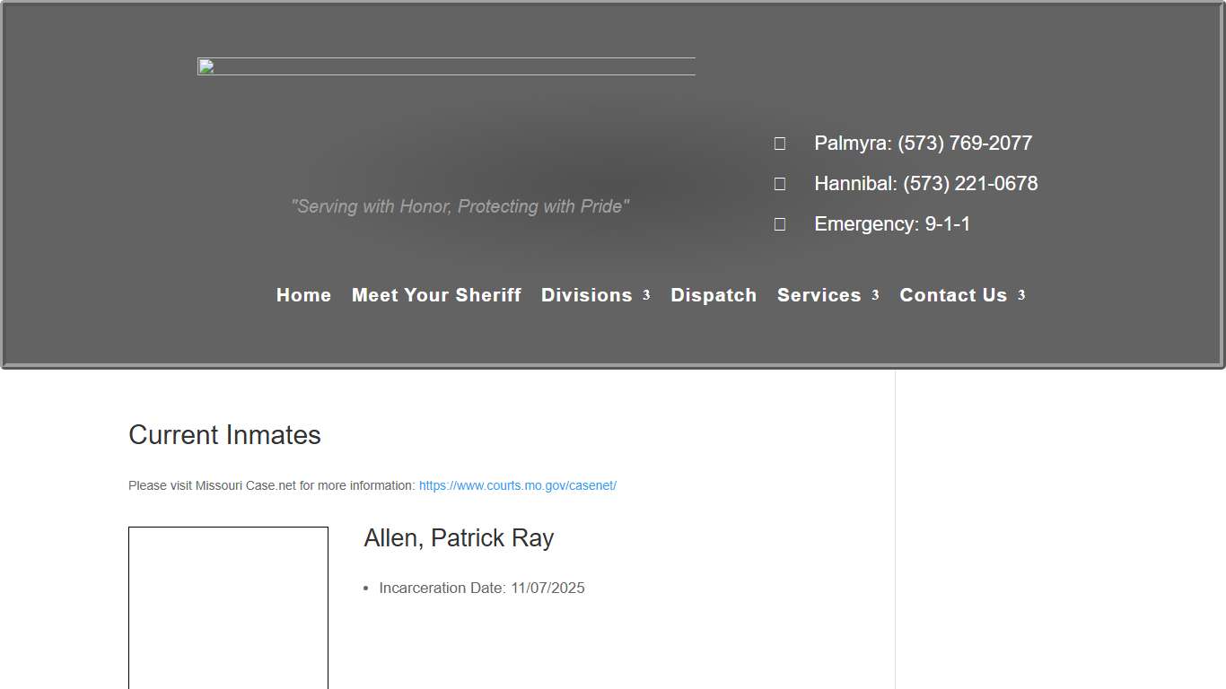 Current Inmates - Marion County MO Sheriff’s Office